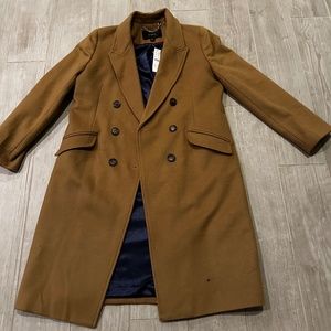 J Crew Wool Trench Coat - Brand New with tags - size 8P